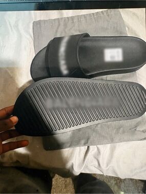 Men's Black Slide Sandals - Comfortable Everyday Slides